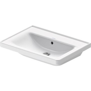Duravit 2367650060 - Επιτοίχιος νιπτήρας D-NEO 65x48 cm κεραμικός/γυαλιστερό λευκό