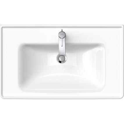 Duravit 2367800000 - Επιτοίχιος νιπτήρας D-NEO 80x48 cm, κεραμικός/γυαλιστερό λευκό