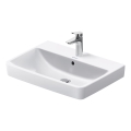 Duravit 23756500002 - Επιτοίχιος νιπτήρας D-NEO 65x46 cm σε γυαλιστερό λευκό κεραμικό