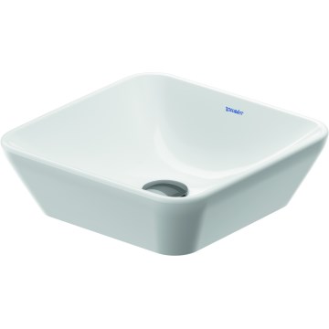 Duravit 2397400070 - Επιτραπέζιος νιπτήρας D-NEO 40x40 cm, κεραμικός, γυαλιστερό λευκό