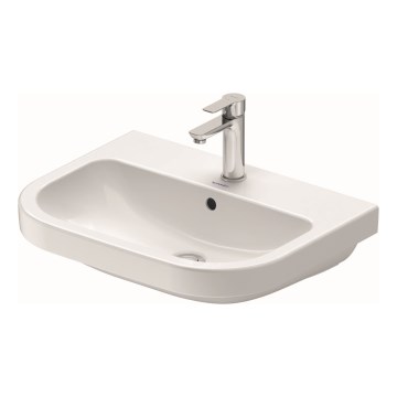 Duravit 23986000002 - Επιτοίχιος νιπτήρας D-CODE 60x46 cm, κεραμικός, γυαλιστερό λευκό