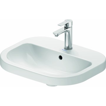Duravit 24025500002 - Κρεμαστός νιπτήρας D-CODE 55x44 cm, κεραμικός, γυαλιστερό λευκό
