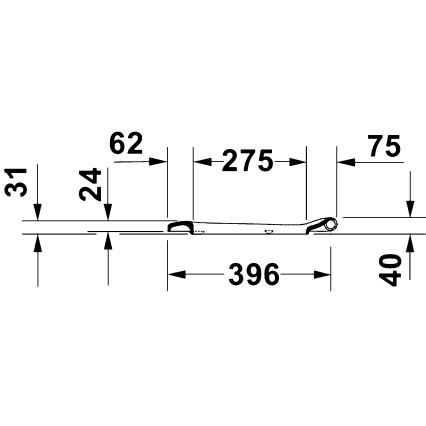 Duravit 28310000 - Κάθισμα τουαλέτας D-CODE 37,4x42 cm λευκό