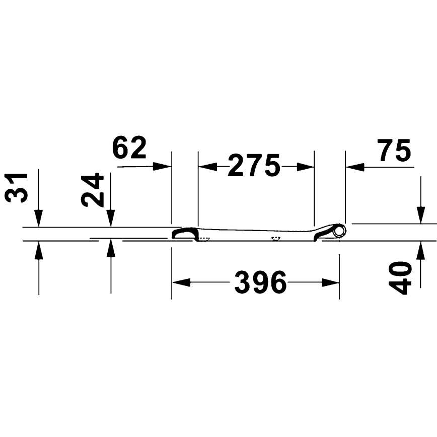 Duravit 28310000 - Κάθισμα τουαλέτας D-CODE 37,4x42 cm λευκό