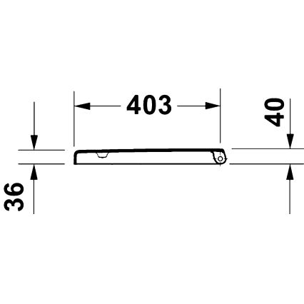 Duravit 28310000 - Κάθισμα τουαλέτας D-CODE 37,4x42 cm λευκό