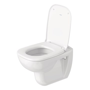 Duravit 45350900A1 - Επιτοίχια λεκάνη D-CODE με κάθισμα SoftClose κεραμική/γυαλιστερό λευκό
