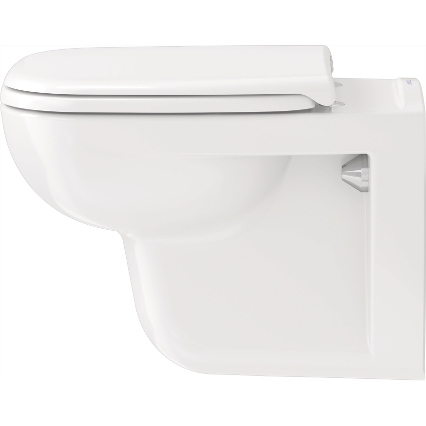 Duravit 45350900A1 - Επιτοίχια λεκάνη D-CODE με κάθισμα SoftClose κεραμική/γυαλιστερό λευκό