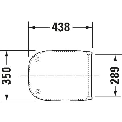 Duravit 67390099 - Κάθισμα WC SoftClose D-CODE 35x43,8 cm λευκό