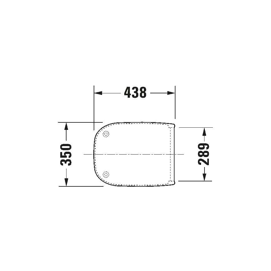 Duravit 67390099 - Κάθισμα WC SoftClose D-CODE 35x43,8 cm λευκό