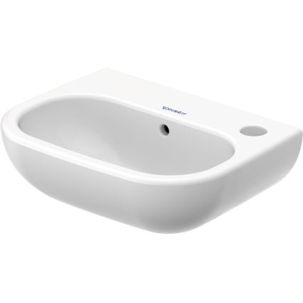 Duravit 7053600082 - Επιτοίχιος νιπτήρας D-CODE 36x27 cm, κεραμικός σε γυαλιστερό λευκό