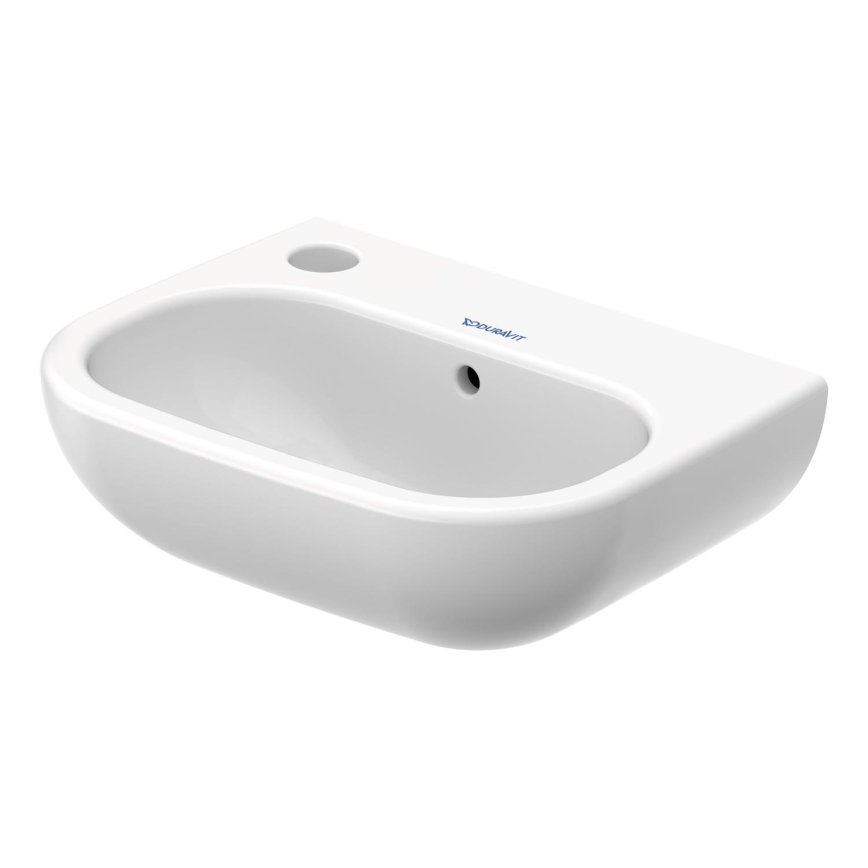 Duravit 7053600092 - Κρεμαστός νιπτήρας D-CODE 36x27 cm κεραμικό/γυαλιστερό λευκό
