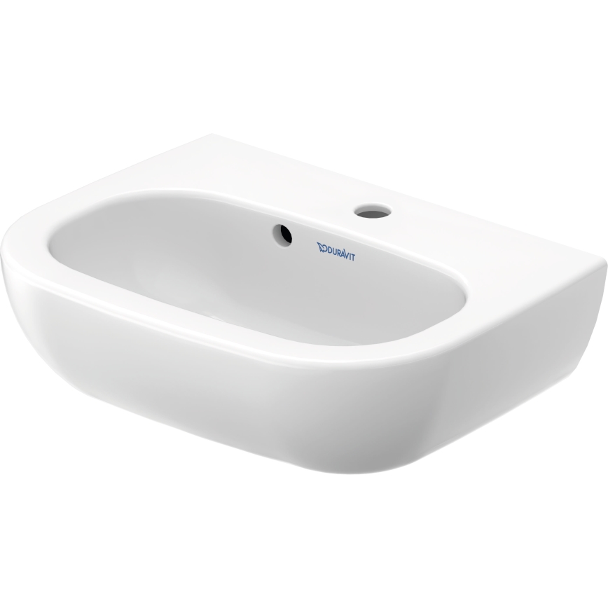 Duravit 7054500002 - Κρεμαστός νιπτήρας D-CODE 45x34 εκ. κεραμικό/γυαλιστερό λευκό