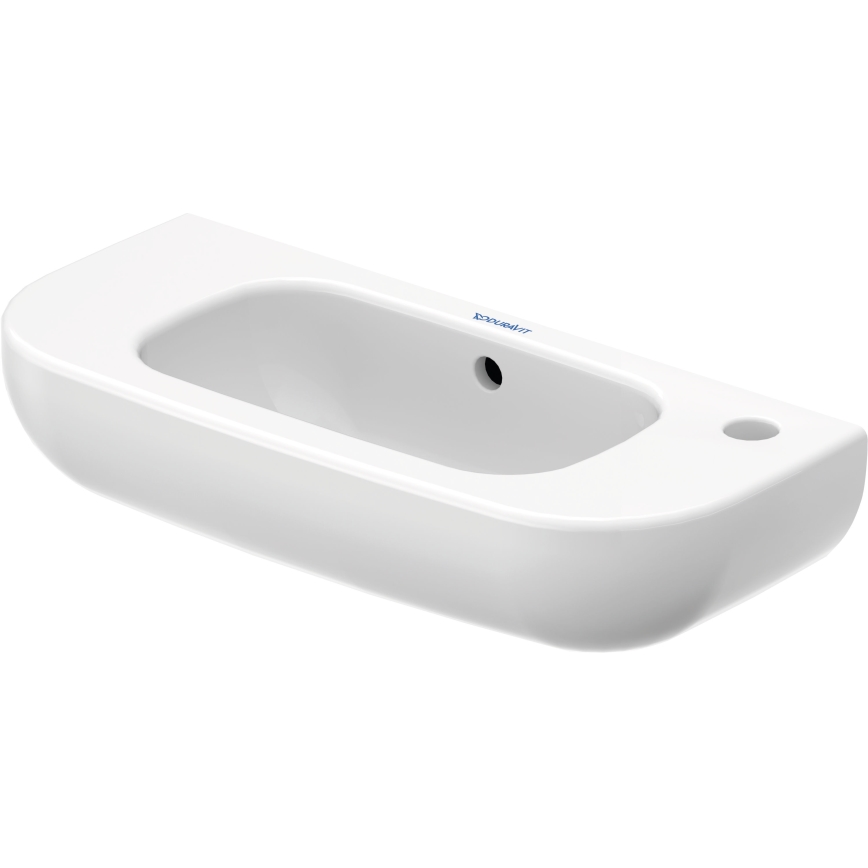 Duravit 7065000082 - Κρεμαστός νιπτήρας D-CODE 50x22 εκ. από κεραμικό σε γυαλιστερό λευκό