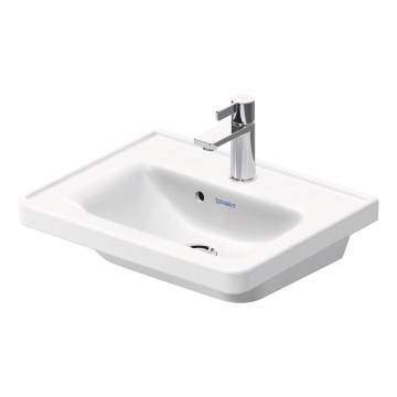 Duravit 742500000 - Επιτοίχιος νιπτήρας D-NEO 50x40 cm κεραμικό/γυαλιστερό λευκό