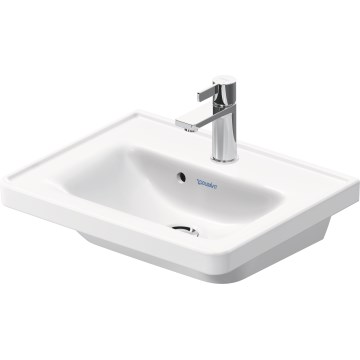 Duravit 742500000 - Επιτοίχιος νιπτήρας D-NEO 50x40 cm κεραμικό/γυαλιστερό λευκό