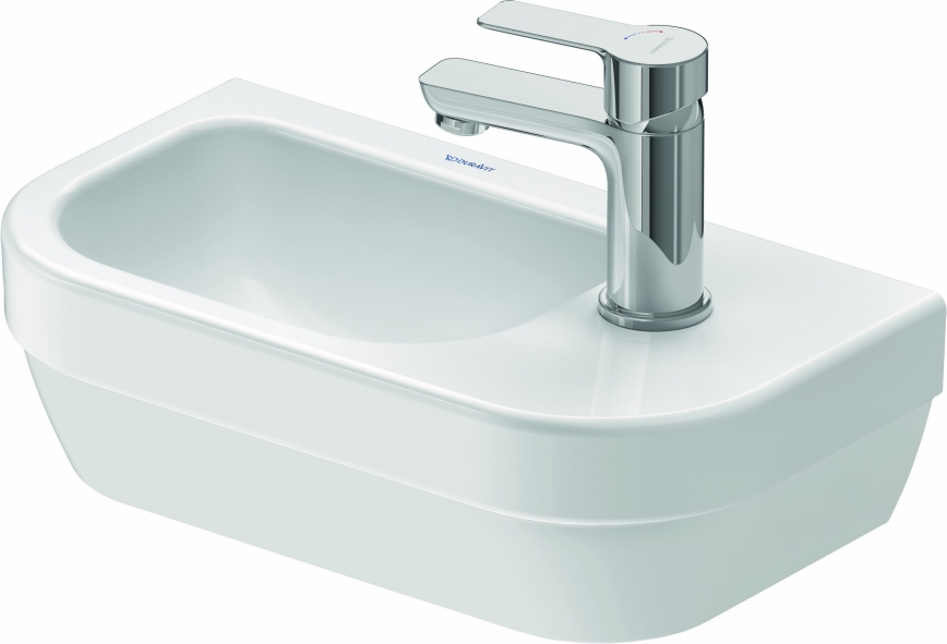 Duravit 7494000412 - Επιτοίχιος νιπτήρας D-CODE 40x22 cm κεραμικός/γυαλιστερό λευκό