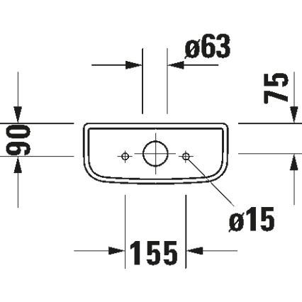 Duravit 927000004 - Καζανάκι για τουαλέτα D-CODE 6/3l κεραμικό/λευκό