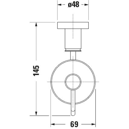 Duravit 99161000 -Επιτοίχιος δοσομετρητής σαπουνιού D-CODE 390 ml γαλακτώδες γυαλί/γυαλιστερό χρώμιο