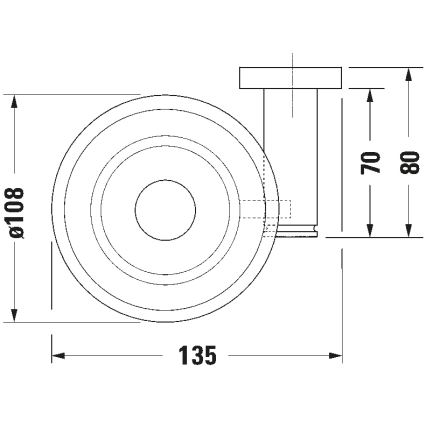 Duravit 99174600 - Επιτοίχια σαπουνοθήκη D-CODE, αριστερή, ματ μαύρη