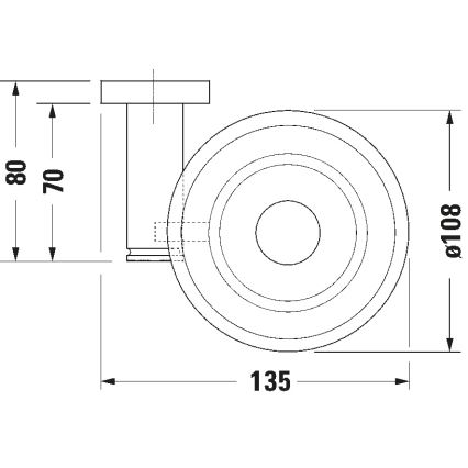 Duravit 99181000 - Επιτοίχια σαπουνοθήκη D-CODE, δεξιά, σε γυαλιστερό χρώμιο