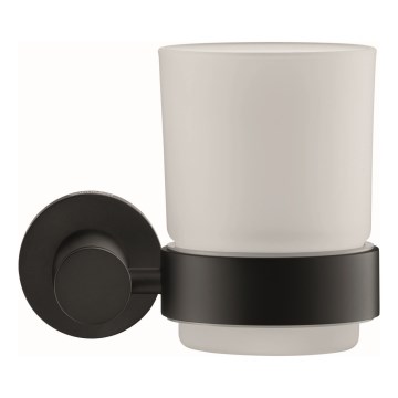 Duravit 99204600 - Επιτοίχια βάση για οδοντόβουρτσες D-CODE, δεξιά, μαύρο ματ