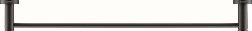 Duravit 99244600 - Επιτοίχια κρεμάστρα για πετσέτες D-CODE 64,5 cm μαύρο ματ