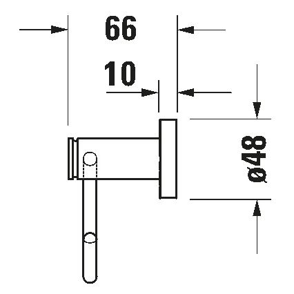 Duravit 99261000 - Βάση για χαρτί υγείας D-CODE γυαλιστερό χρώμιο
