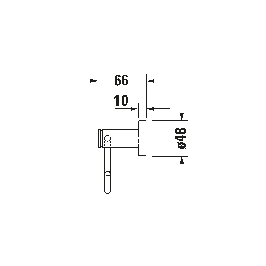 Duravit 99261000 - Βάση για χαρτί υγείας D-CODE γυαλιστερό χρώμιο