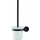 Duravit 99274600 - Επιτοίχια βούρτσα WC D-CODE, ματ μαύρο