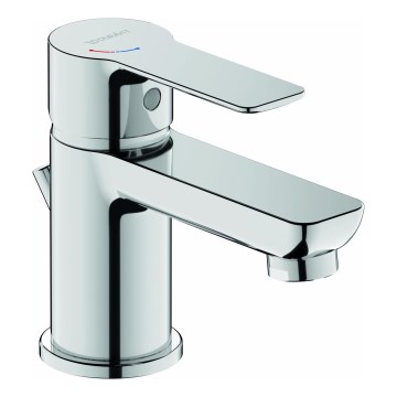 Duravit DC1013001010 - Μπαταρία νιπτήρα + βαλβίδα click-clack D-CODE σε γυαλιστερό χρώμιο