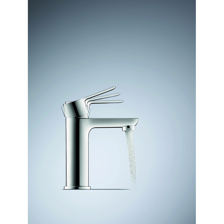 Duravit DC1023001010 - Μπαταρία νιπτήρα + αναδυόμενη βαλβίδα D-CODE γυαλιστερό χρώμιο