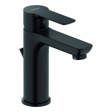 Duravit DC1023001046 - Μπαταρία νιπτήρα + βαλβίδα αποστράγγισης D-CODE ματ μαύρο