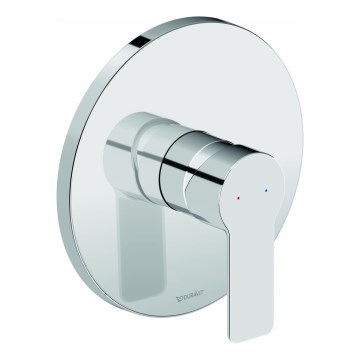 Duravit DC4210010010 - Μίκτης ντους για εντοιχισμένη εγκατάσταση D-CODE, γυαλιστερό χρώμιο