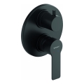 Duravit DC5210008046 - Μπαταρία ντους για εντοιχιζόμενη εγκατάσταση D-CODE, ματ μαύρη