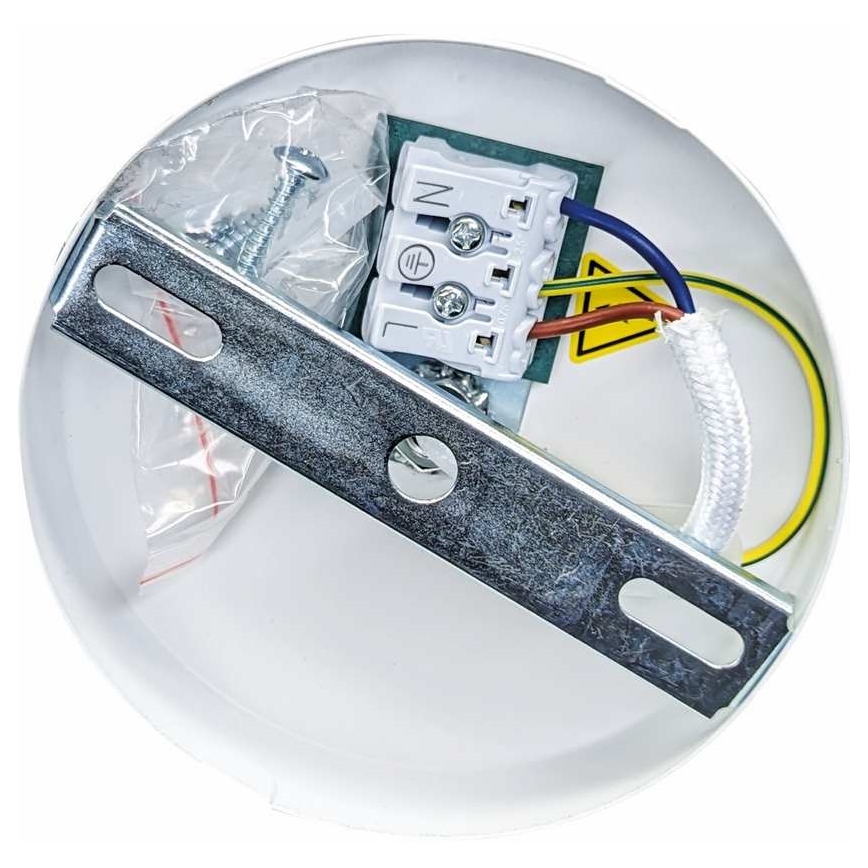 Επιτοίχια ρυθμιζόμενη βάση τοποθέτησης VARIO σε λευκό χρώμα