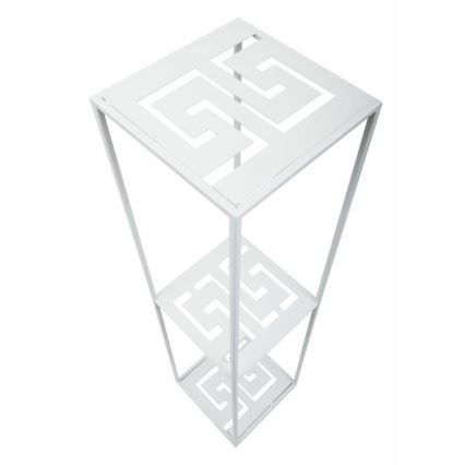 Βάση για λουλούδια 100x24 εκ. λευκή