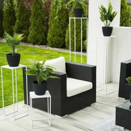 Βάση για λουλούδια 100x24 εκ. λευκή