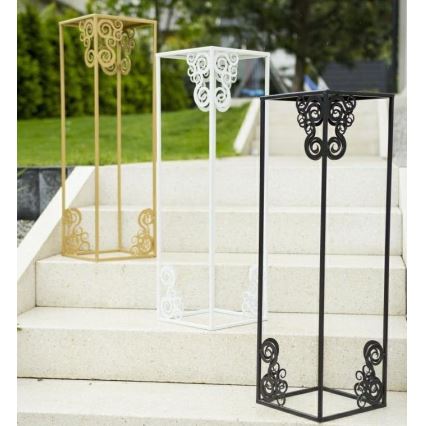 Βάση για λουλούδια 80x24 εκ. λευκή