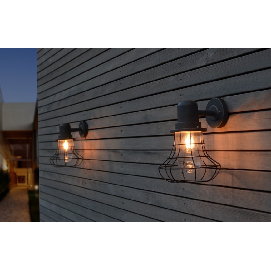 Eco-Light - Επιτοίχιο φωτιστικό εξωτερικού χώρου BIRD 1xE27/60W/230V IP44