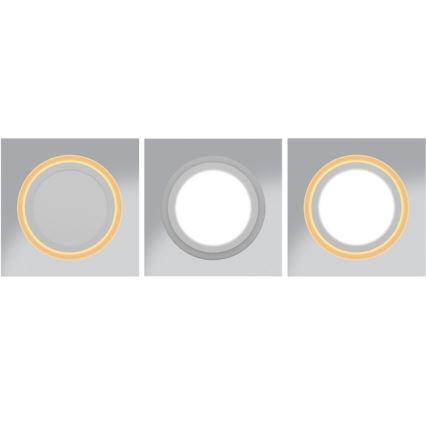 Κρεμαστό φως οροφής LED DUO LED/18W/230V + LED/6W