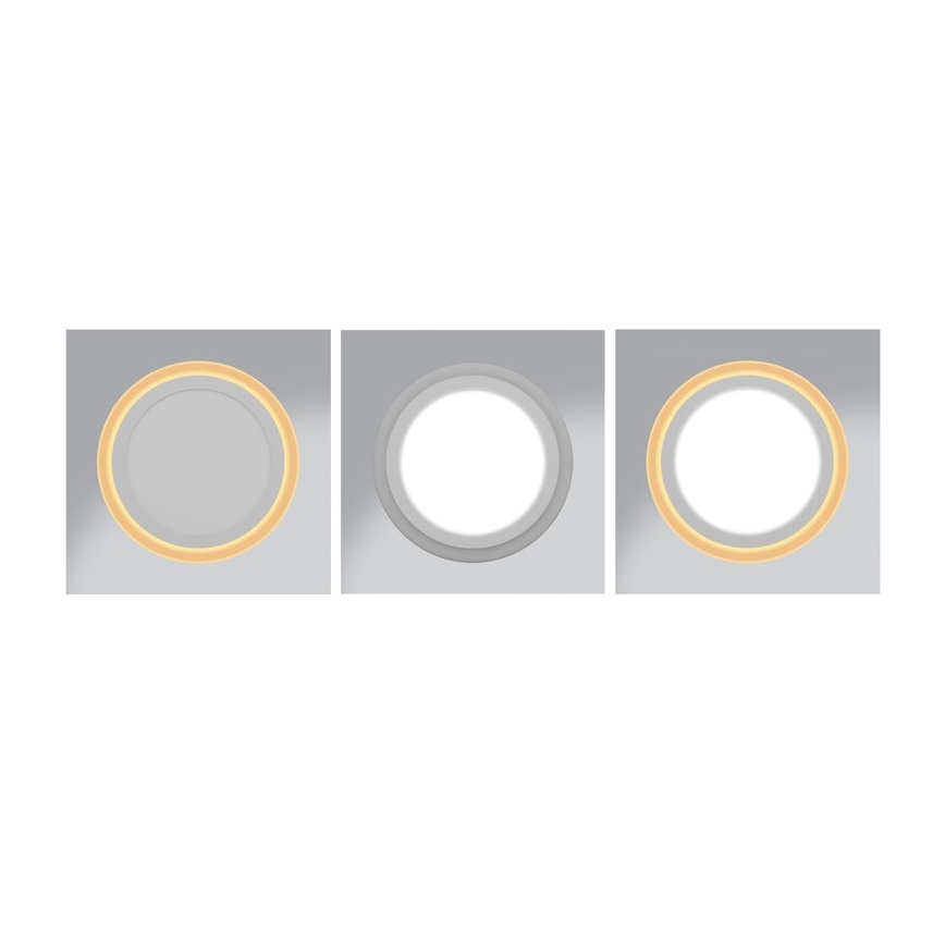 Κρεμαστό φως οροφής LED DUO LED/18W/230V + LED/6W