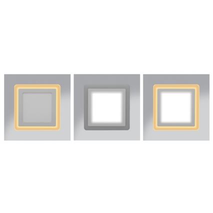 Κρεμαστό φως οροφής LED DUO LED/12W/230V + LED/4W