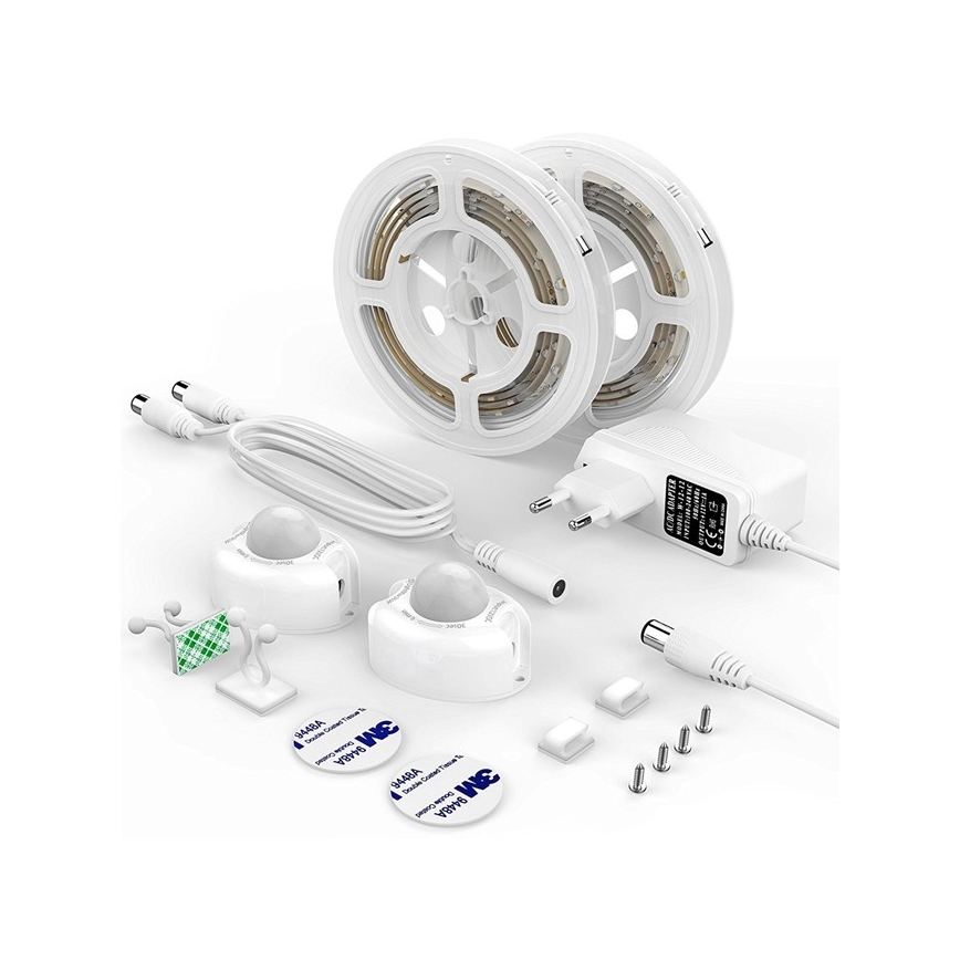 SET 2x ταινίες LED με αισθητήρα 1,2 m LED/3,6W/230V