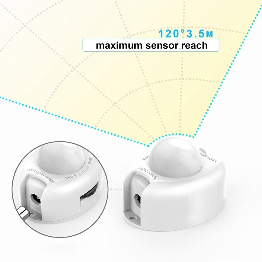 SET 2x ταινίες LED με αισθητήρα 1,2 m LED/3,6W/230V