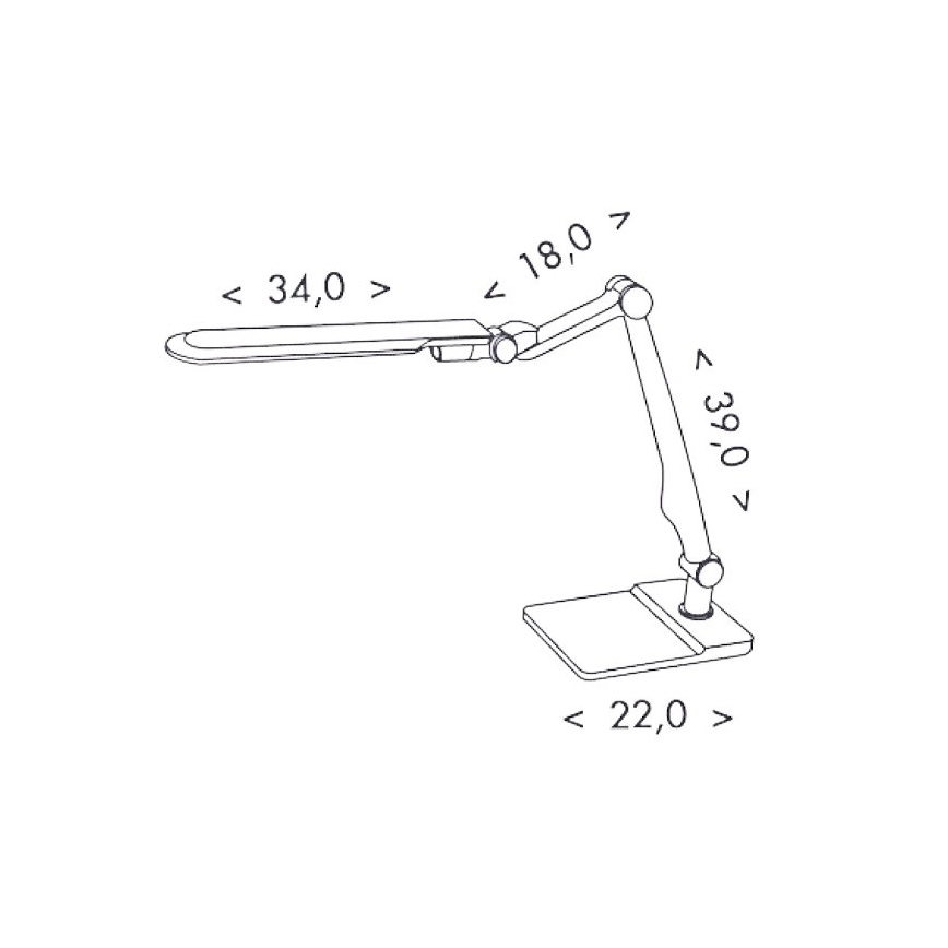 Επιτραπέζια λάμπα dimmer LED MATRIX LED/10W/230V