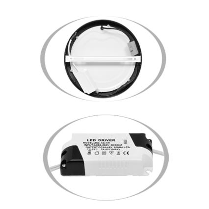 Φωτιστικό οροφής LED LADA LED/12W/230V 3000/4000/6000K διάμετρος 17 cm λευκό