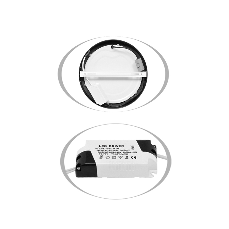 Φωτιστικό οροφής LED LADA LED/12W/230V 3000/4000/6000K διάμετρος 17 cm λευκό