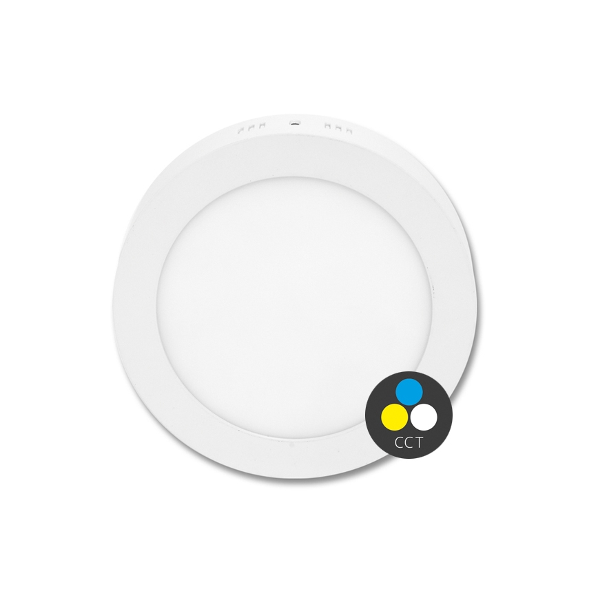 Φωτιστικό οροφής LED LADA LED/18W/230V 3000/4000/6000K διάμετρος 22 cm λευκό