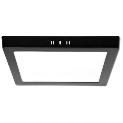 Φωτιστικό οροφής LED RAFA LED/18W/230V 3000/4000/6000K 22x22 cm μαύρο