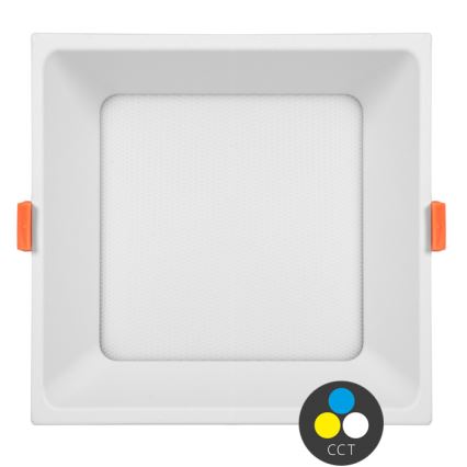 LED φωτιστικό οροφής TONY LED/36W/230V 3000/4000/6500K 22x22 εκ. λευκό